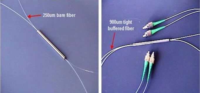 250um fiber and 900um fiber