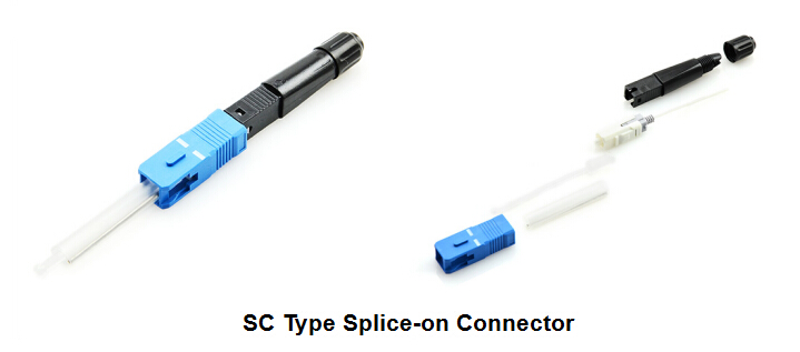 sc type splice-on connector